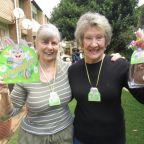 Friends-Carol-Murphy-left-from-Cedar-Park-and-Drienie-Horlacher-right-from-Lakeside-each-won-a-chocolate-bunny-for-finding-the-paper-bunny-on-their-residential-wing
