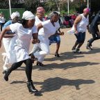 Fun and games were enjoyed at the Women's Day celebration.