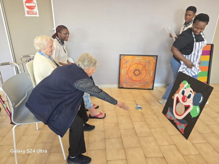 Maureen Wigoder; Elizabeth Walton and Shirley Sibeko