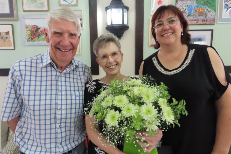 Barry Tedder, Helen Petrie, Debbie Beech