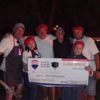 Jhean Lamprecht, Angela Cherrington, Andre Terblanche, sponsor Kate Morgan, Dale Cherrington and Clint Fiddes.