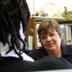 Wege Gardens Treatment Centre's Adel Grobbelaar doing what she does best.