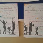 Two of the charts that show SANCA Wedge Gardens’ clients’ Youth Day reflections.