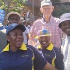 Peggy Kupa (occupational therapy assistant), Jerry Mofokeng (groundsman), Basil McIntyre (MODA resident), Tsakani Shihlomule (occupational therapist), Shirley Sibeko (occupational therapy assistant) and Thanyani Nevari (driver).