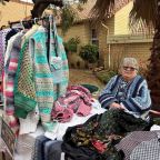 Sarah Giovannoni at her private stall, selling items she made herself.