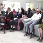 The appreciative audience at the sing-along.